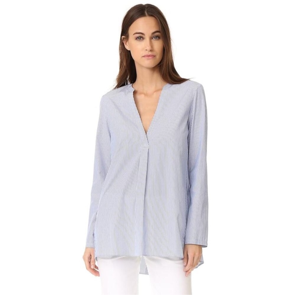 Theory Ofeliah Taff Stripe Top - Picture 15 of 16
